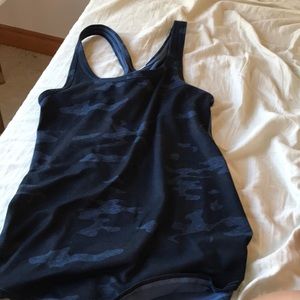 Rare navy camo tank top